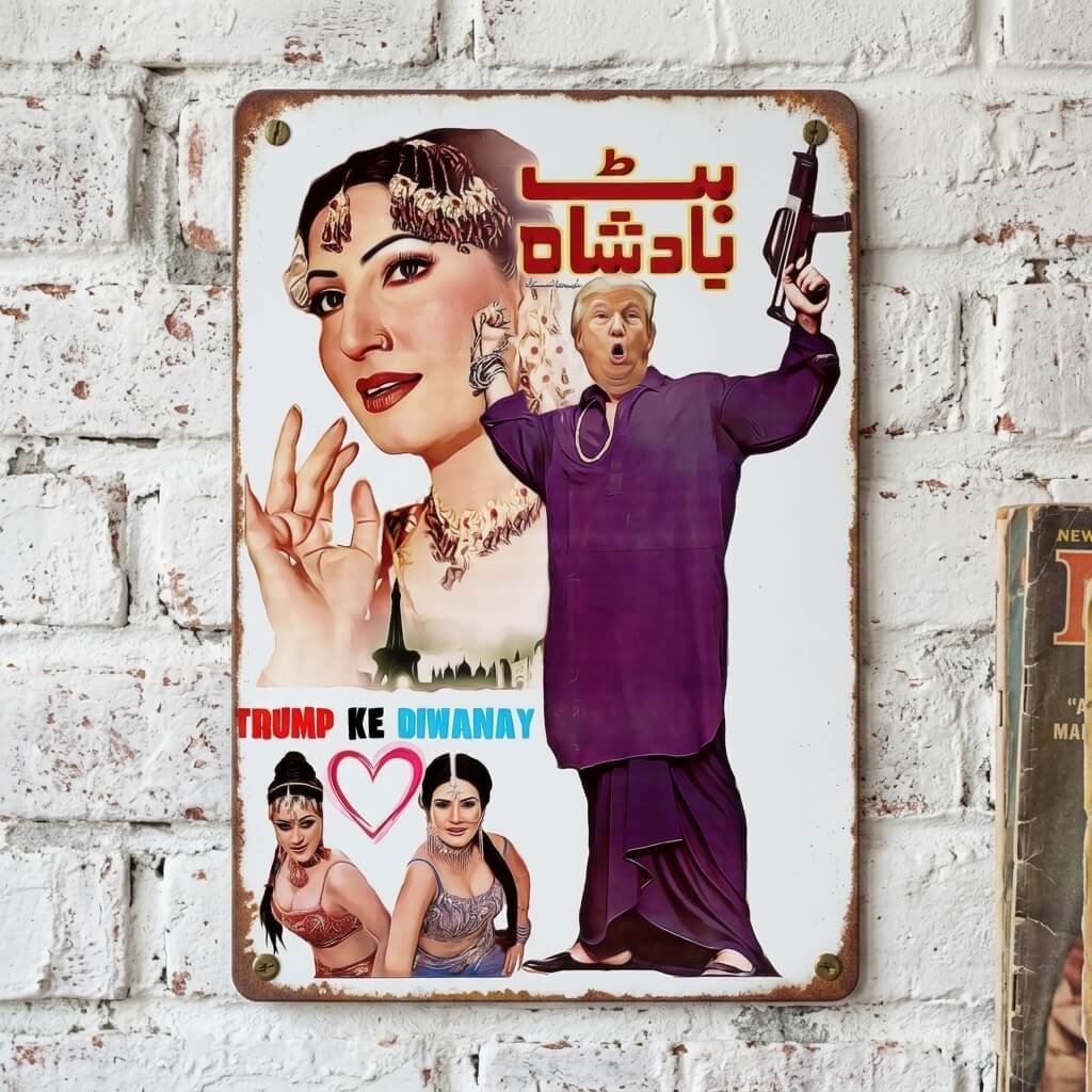 Trump as Butt Badshah