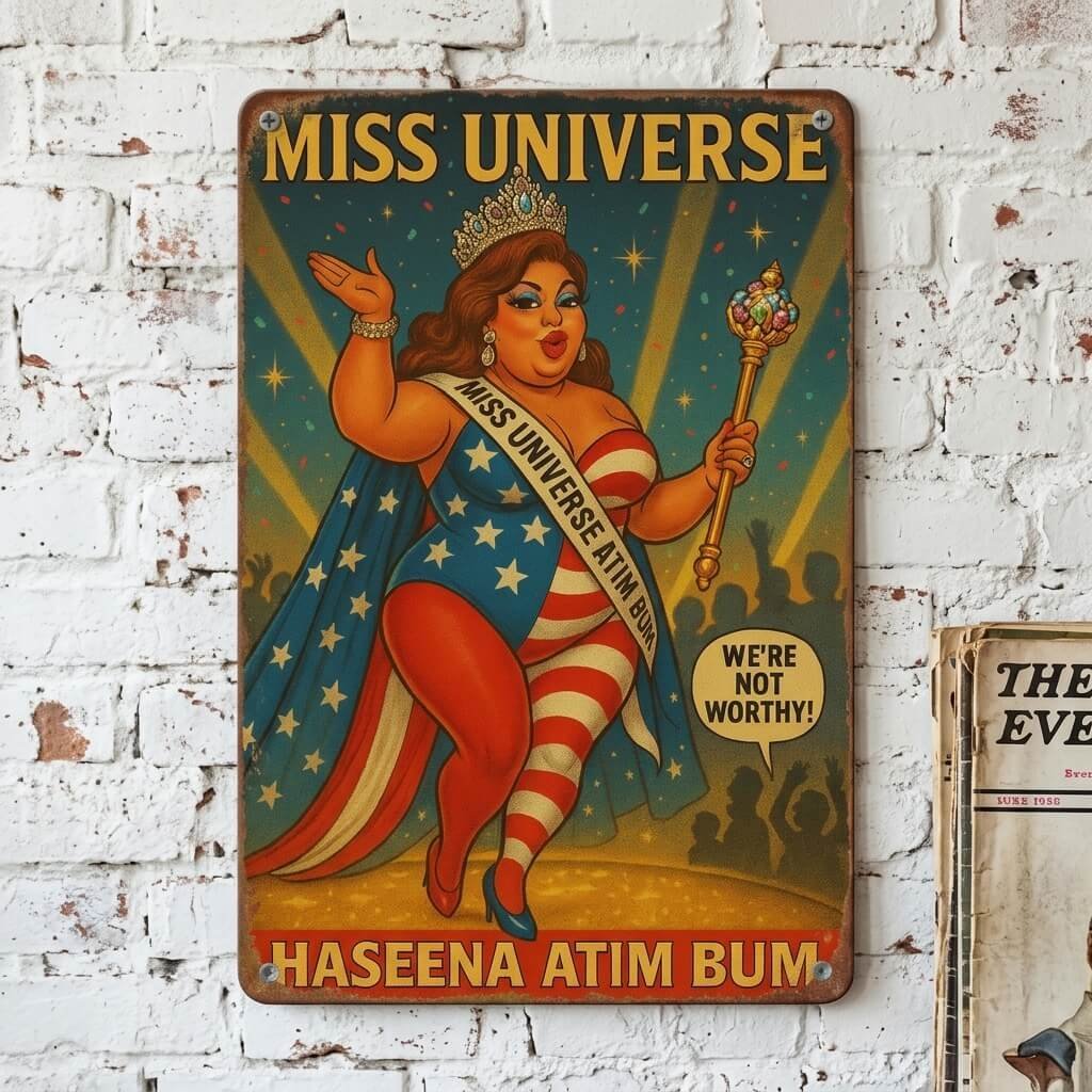 Miss Universe Haseena Atim Bum