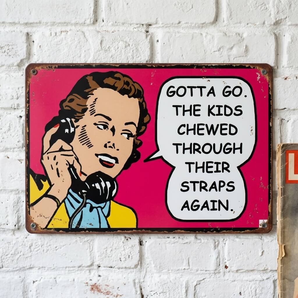 Kids Chewed Through Their Straps