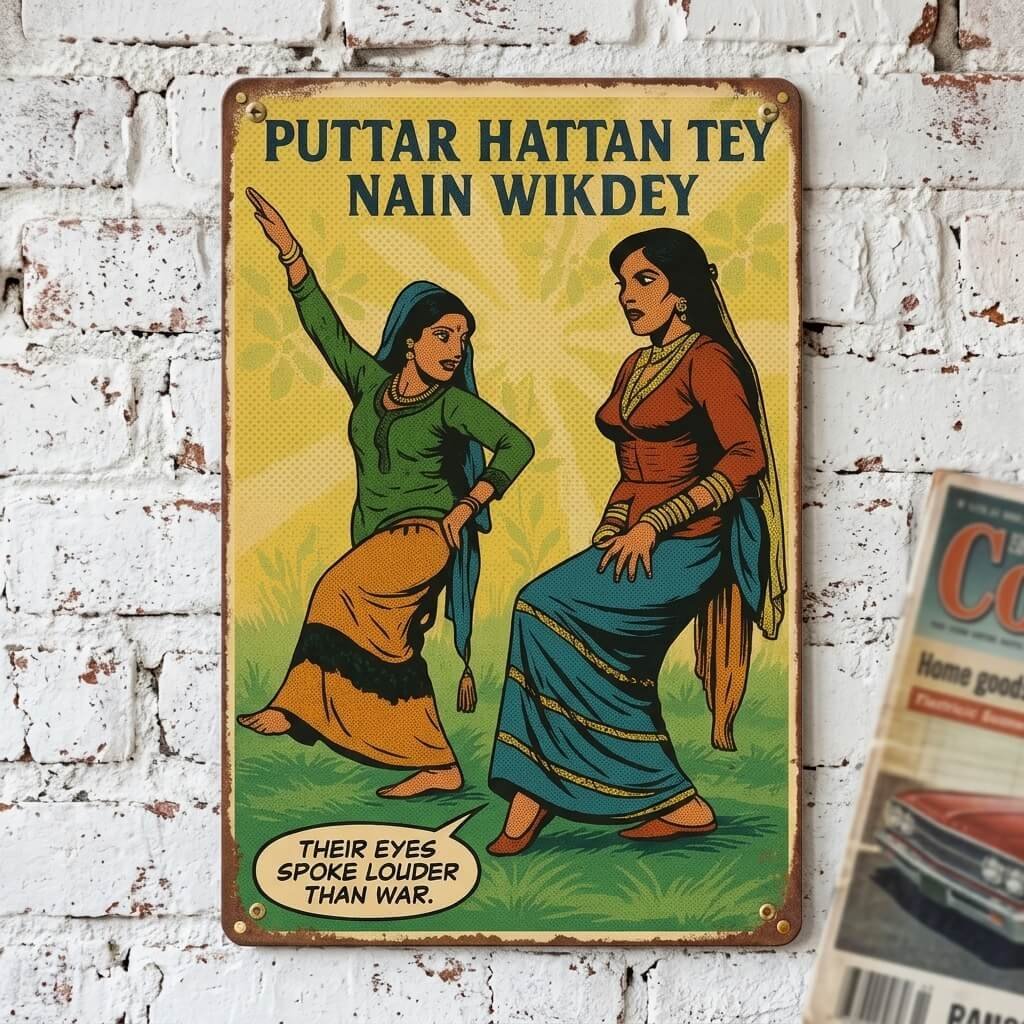 puttar hattan tey Nain wikdey